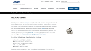 WMBerg - Precision Helical Gears