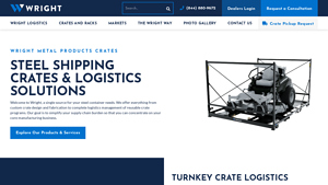 Wright Metal Products - Steel Shipping Crates & Logistics Solutions