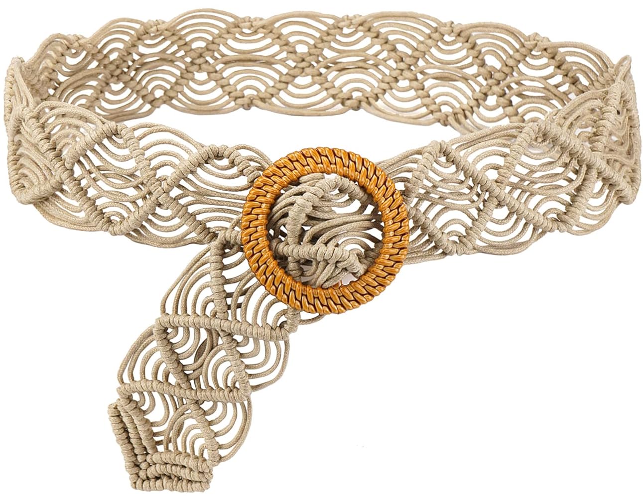 An application scenario or product detail of women's bohemian belts for dresses - Image 8