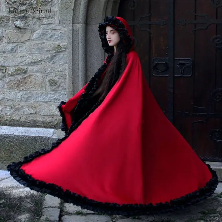 Featured image for the women's dark red hooded cape guide
