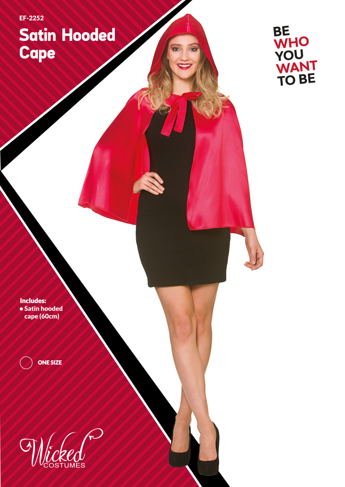 An application scenario or product detail of women's dark red short hooded cape - Image 21