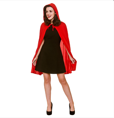 Featured image for the women's dark red short hooded cape guide