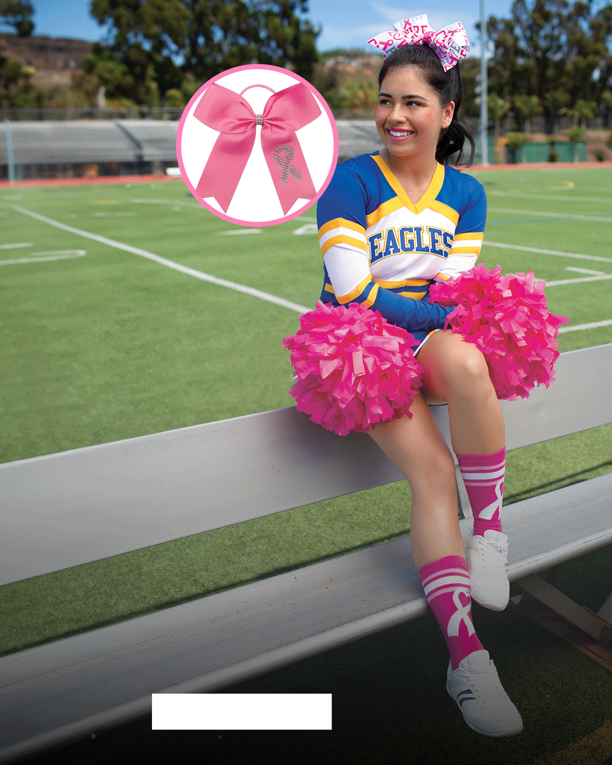 An application scenario or product detail of women's light pink cheerleader outfit - Image 12