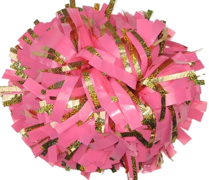 An application scenario or product detail of women's light pink cheerleader pom-poms - Image 17