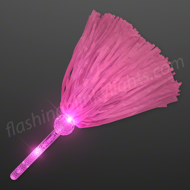 An application scenario or product detail of women's light pink cheerleader pom-poms - Image 19