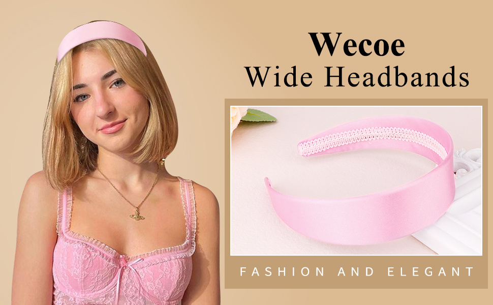 An application scenario or product detail of women's light pink headband for a valentine's day wedding - Image 12