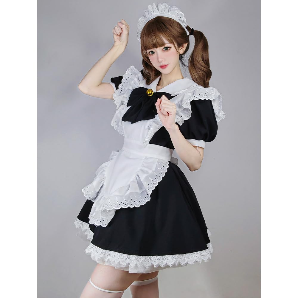 An application scenario or product detail of women's maid outfit for royalty - Image 9