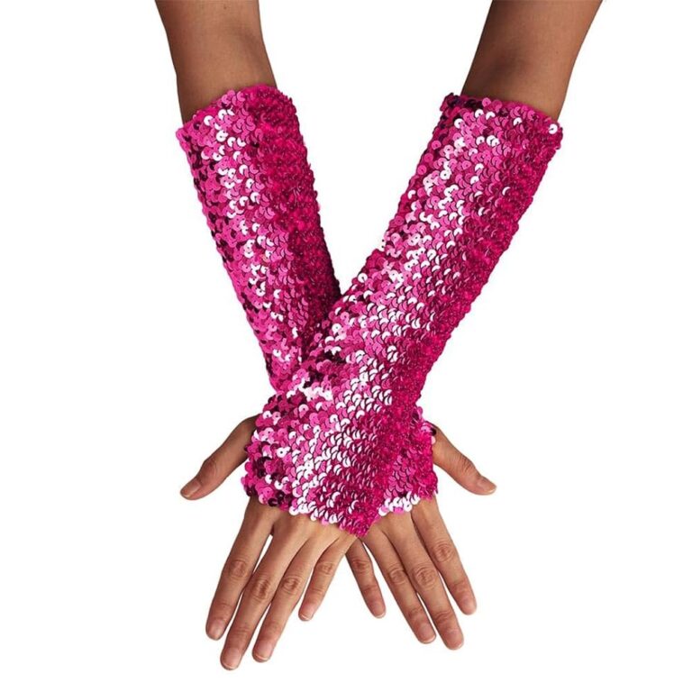 Featured image for the women's neon pink fingerless gloves for a rave party guide