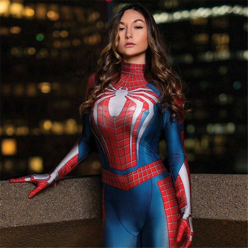An application scenario or product detail of womens spiderman costume - Image 3