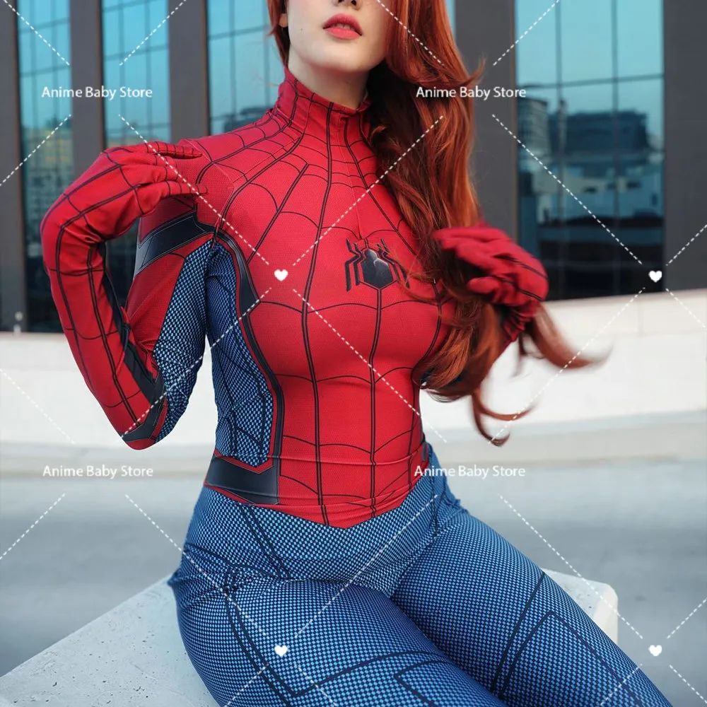 An application scenario or product detail of womens spiderman costume - Image 5