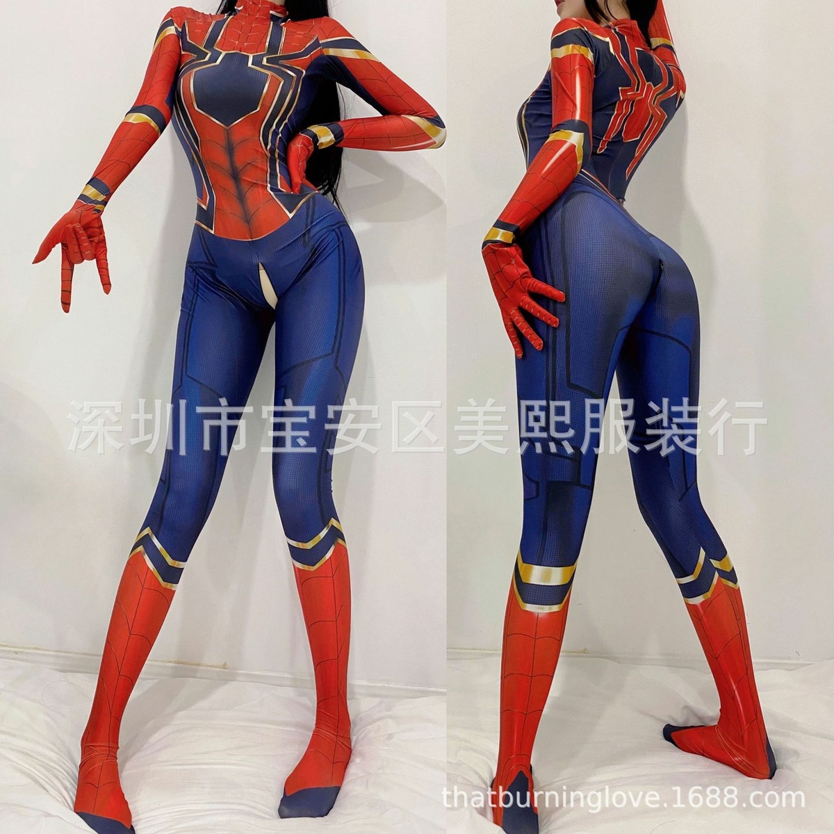 An application scenario or product detail of womens spiderman costume - Image 10