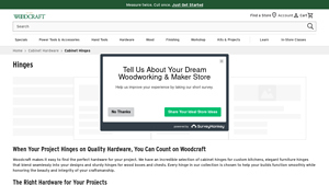 Woodcraft - Cabinet Hinges & Hardware
