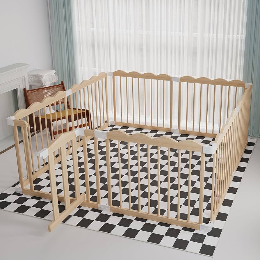 An application scenario or product detail of wooden play pen - Image 6