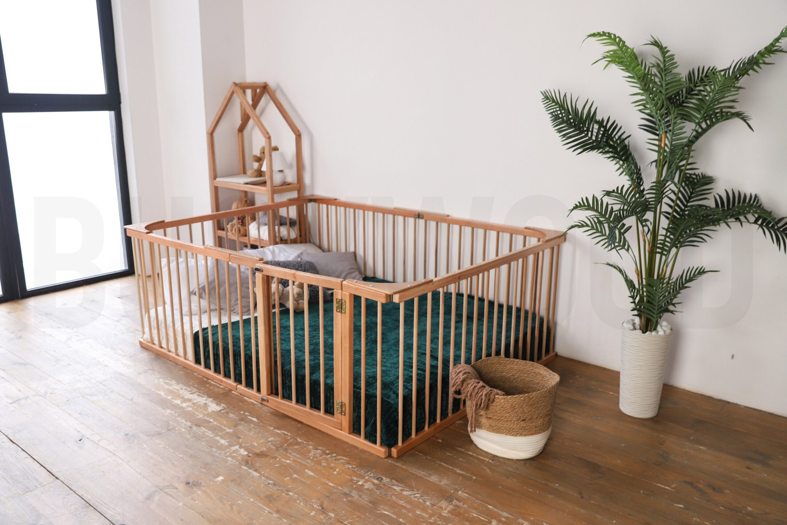An application scenario or product detail of wooden play pen - Image 9