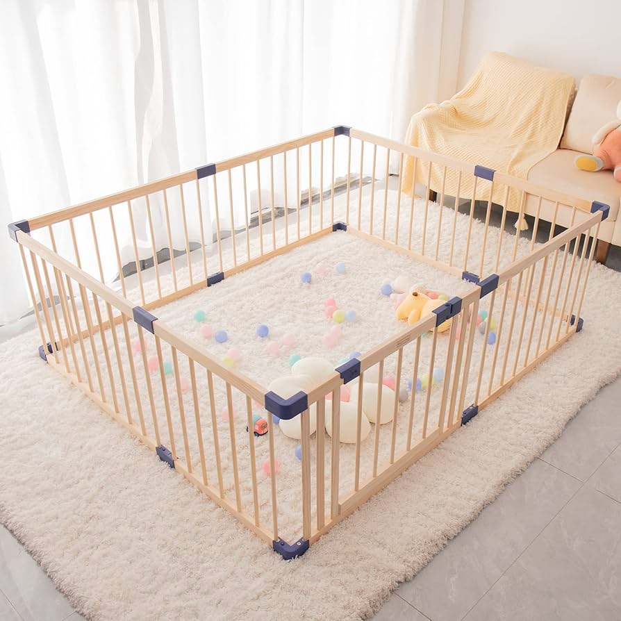 An application scenario or product detail of wooden play pen - Image 10