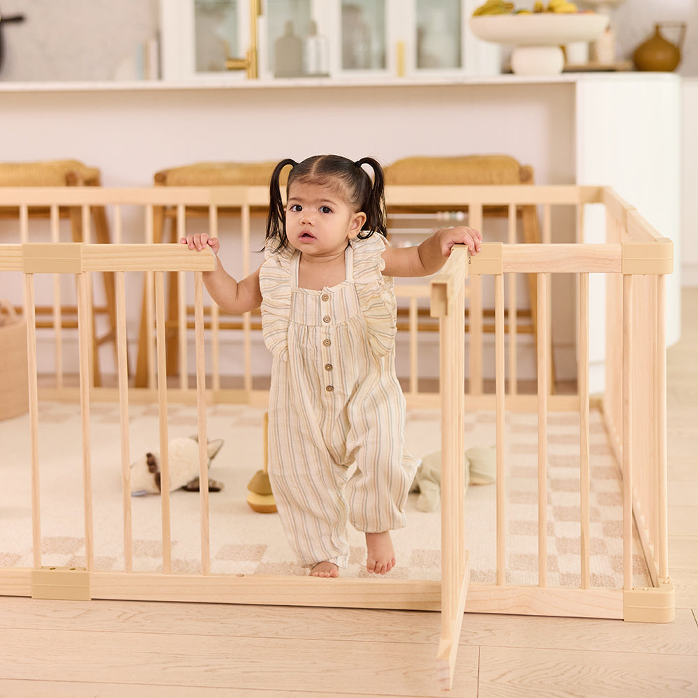 An application scenario or product detail of wooden play pen - Image 21