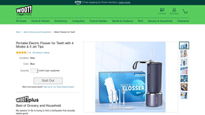 Woot - Water Flossers for Teeth