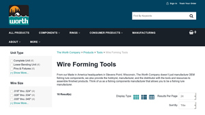 Worthco - Industrial Wire Former