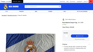 adidas Originals - Real Madrid Stripe Flag