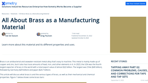 Xometry - Brass Alloys