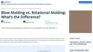 Xometry - Blow Molding Solutions