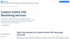 Xometry - Custom CNC Machining Services