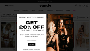 Yandy - Bedroom Costumes & Lingerie