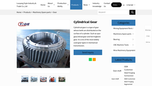 Yogie Machinery - Cylindrical Gears
