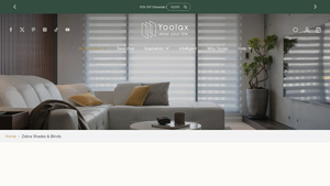 Yoolax - Motorized Zebra Blinds