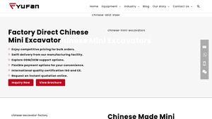 Yufan Machinery - Mini Excavators