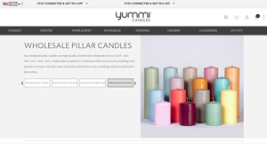 Yummi Candles - Wholesale Pillar Candles