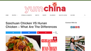 Yum of China - Szechuan & Hunan Chicken