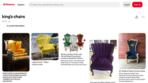 Pinterest - King's Chairs