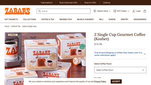 Zabar's - Single Serve Gourmet Coffee K-Cup 12 Pack