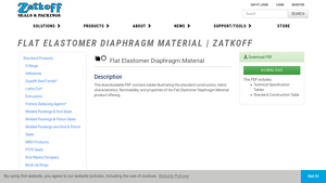 Zatkoff - Flat Elastomer Diaphragm Material