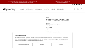 Bon Ton Toys - Miffy Clown Plush