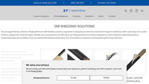 Zippertubing - EMI Shielding Solutions