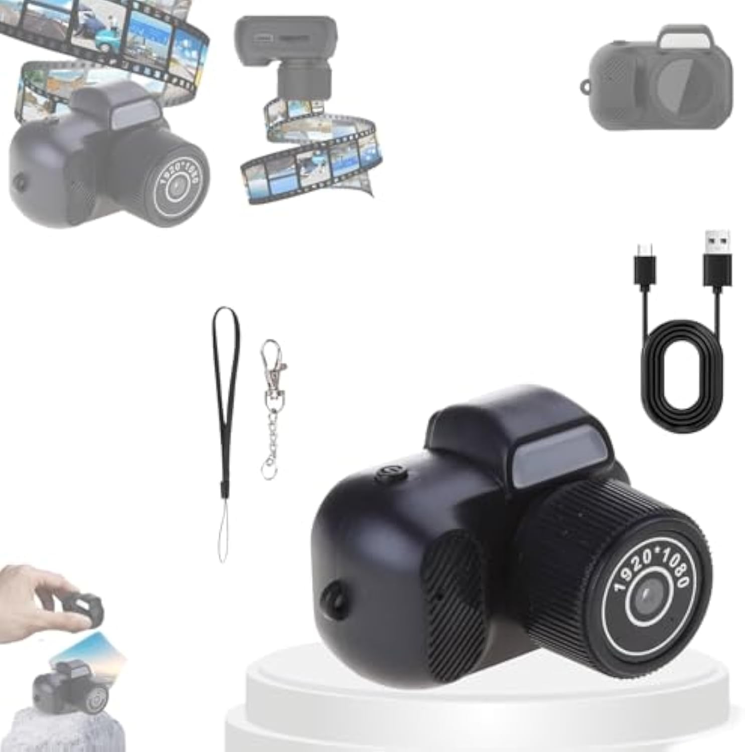 An application scenario or product detail of zoomu mini camera keychain - Image 3