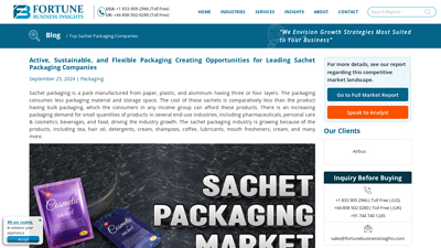 Top 10 Sachet Packaging Companies - Fortune Business Insights