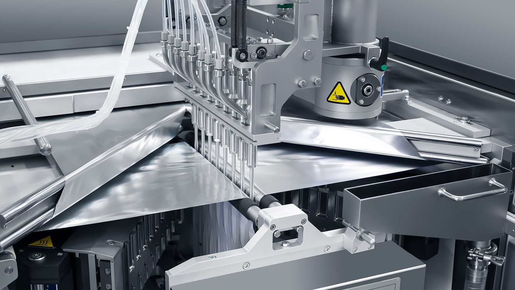 Illustrative example of sachet packaging machines from Google Search