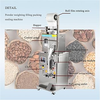 Illustrative example of sachet packing machine from Google Search